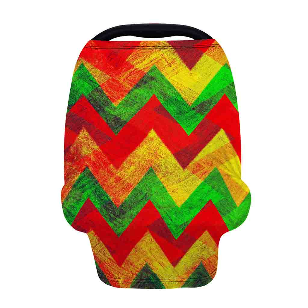 Zig Zag Reggae Pattern Print Baby Seat Cover
