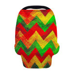 Zig Zag Reggae Pattern Print Baby Seat Cover