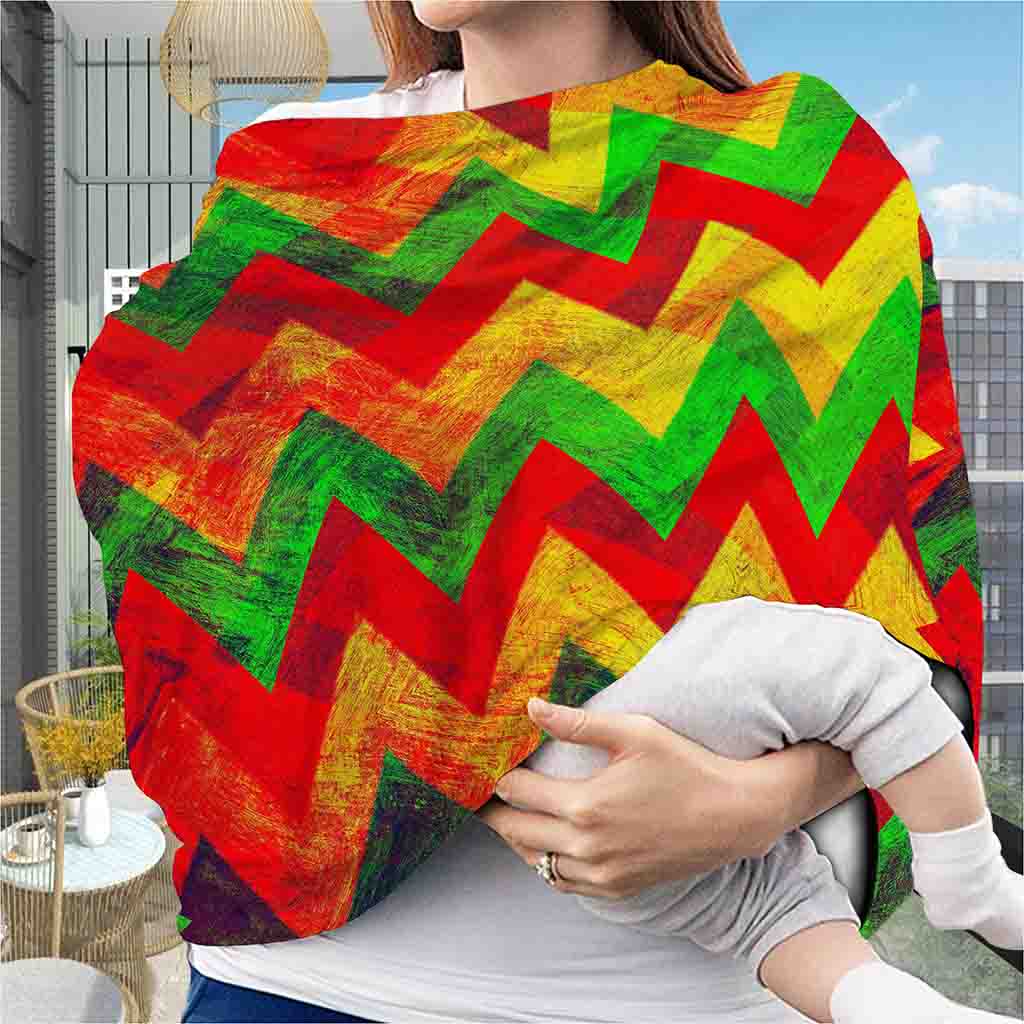 Zig Zag Reggae Pattern Print Baby Seat Cover