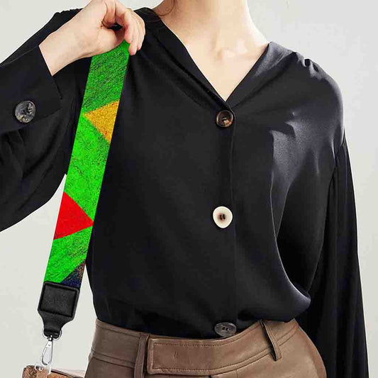 Zig Zag Reggae Pattern Print Bag Strap