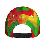 Zig Zag Reggae Pattern Print Baseball Cap