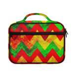 Zig Zag Reggae Pattern Print Briefcase Bible Bag
