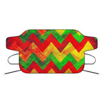 Zig Zag Reggae Pattern Print Car Windshield Snow Cover