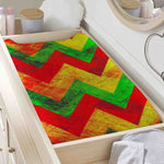 Zig Zag Reggae Pattern Print Changing Pad Cover