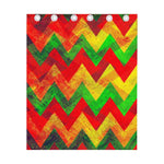 Zig Zag Reggae Pattern Print Curtain