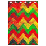 Zig Zag Reggae Pattern Print Curtain