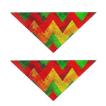 Zig Zag Reggae Pattern Print Dog Bandana