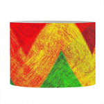 Zig Zag Reggae Pattern Print Drum Lamp Shade