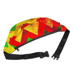 Zig Zag Reggae Pattern Print Fanny Pack