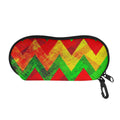 Zig Zag Reggae Pattern Print Glasses Case