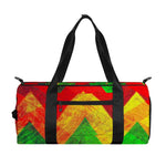 Zig Zag Reggae Pattern Print Gym Bag