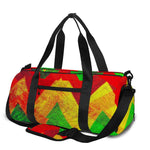 Zig Zag Reggae Pattern Print Gym Bag