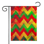 Zig Zag Reggae Pattern Print House Flag