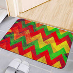 Zig Zag Reggae Pattern Print Indoor Door Mat