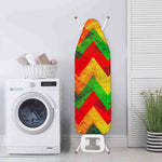 Zig Zag Reggae Pattern Print Ironing Board Cover