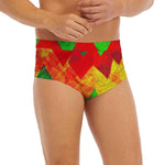 Zig Zag Reggae Pattern Print Men's Briefs
