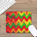 Zig Zag Reggae Pattern Print Mouse Pad