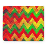 Zig Zag Reggae Pattern Print Mouse Pad