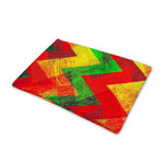 Zig Zag Reggae Pattern Print Pet Cooling Mat Cover