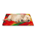 Zig Zag Reggae Pattern Print Pet Cooling Mat Cover