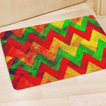 Zig Zag Reggae Pattern Print Polyester Doormat