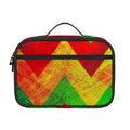 Zig Zag Reggae Pattern Print Portable Lunch Bag