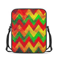 Zig Zag Reggae Pattern Print Rectangular Crossbody Bag