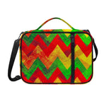 Zig Zag Reggae Pattern Print Shoulder Strap Bible Bag