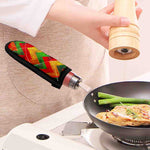 Zig Zag Reggae Pattern Print Skillet Handle Cover