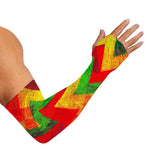 Zig Zag Reggae Pattern Print Sun Protection Arm Sleeves