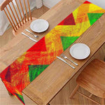 Zig Zag Reggae Pattern Print Table Runner