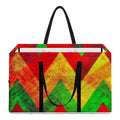 Zig Zag Reggae Pattern Print Utility Tote Bag