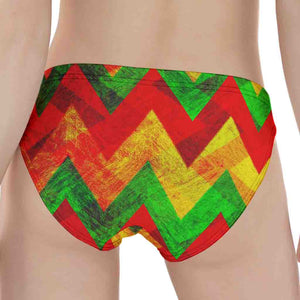 Zig Zag Reggae Pattern Print Women's Panties