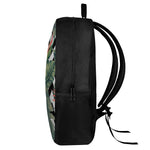 Zig Zag Tropical Pattern Print 17 Inch Backpack