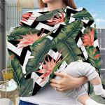 Zig Zag Tropical Pattern Print Baby Seat Cover