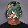 Zig Zag Tropical Pattern Print Baseball Cap