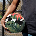 Zig Zag Tropical Pattern Print Basketball