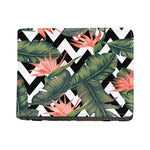 Zig Zag Tropical Pattern Print Bifold Wallet