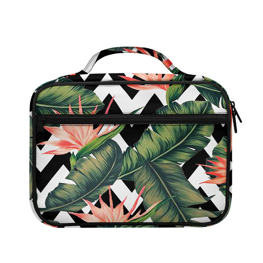 Zig Zag Tropical Pattern Print Briefcase Bible Bag