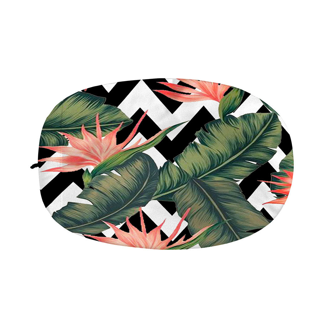 Zig Zag Tropical Pattern Print Car Side Mirror Covers