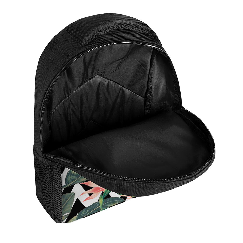 Zig Zag Tropical Pattern Print Casual Backpack