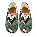 Zig Zag Tropical Pattern Print Casual Shoes
