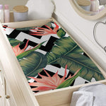 Zig Zag Tropical Pattern Print Changing Pad Cover