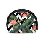Zig Zag Tropical Pattern Print Coin Purse