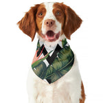 Zig Zag Tropical Pattern Print Dog Bandana