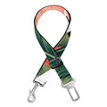 Zig Zag Tropical Pattern Print Dog Seat Belt