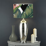 Zig Zag Tropical Pattern Print Drum Lamp Shade