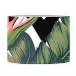 Zig Zag Tropical Pattern Print Drum Lamp Shade