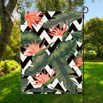 Zig Zag Tropical Pattern Print Garden Flag