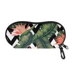 Zig Zag Tropical Pattern Print Glasses Case